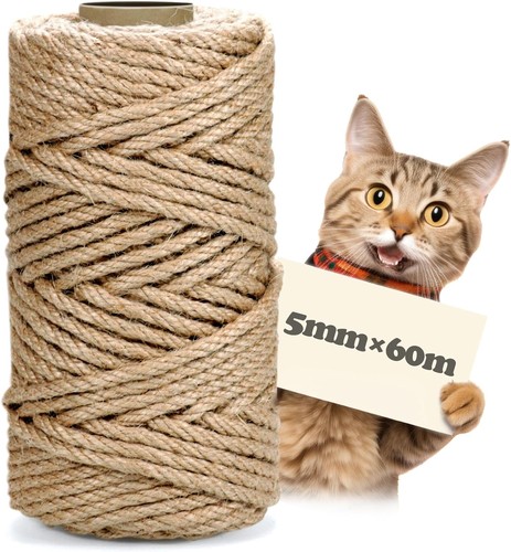 60m natural sisal rope for - for, cat