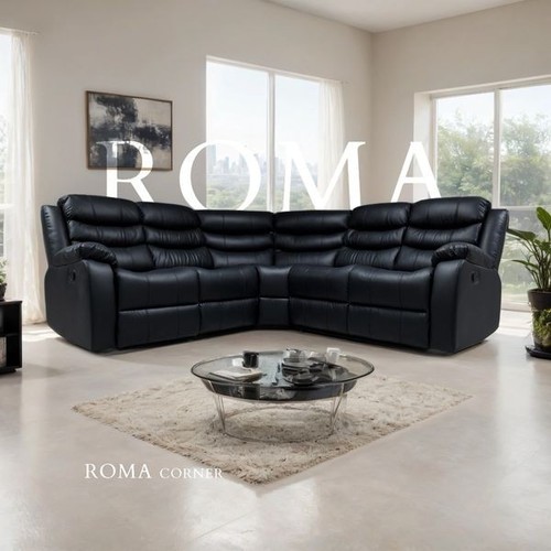 Roma corner leather - roma, recliner