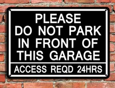 Personalised Do Not Park In