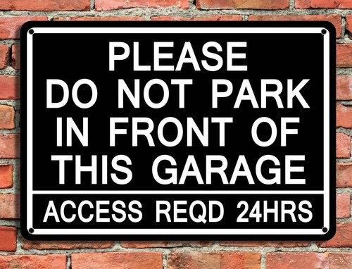 Personalised not park in - park,