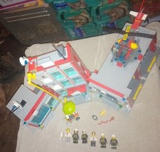 LEGO City 60110 Fire Station Helicopter Engine with 6 Minifigures