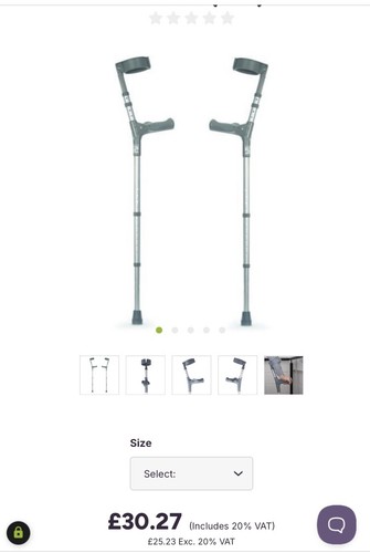 Elbow crutches comfy for - crutches,