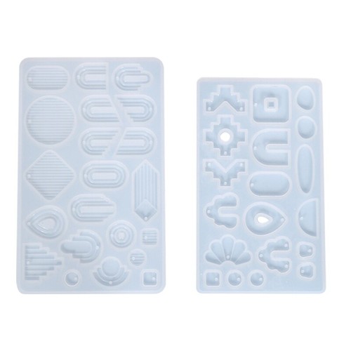 Glossy stripe earring molds - glossy,