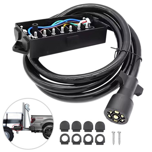 8ft pin trailer plug wiring - 8ft,