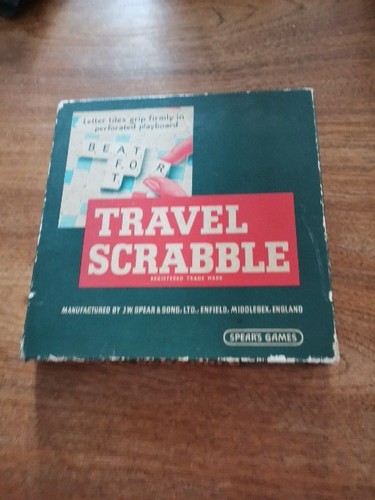 Scrabble vintage travel - vintage,