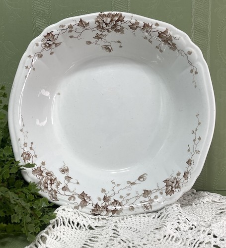 Jhw sons brown transferware - jhw,