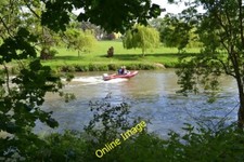 Photo 6x4 Speeding in an inflatable on the Avon by Emscote Gardens, Warwi c2013