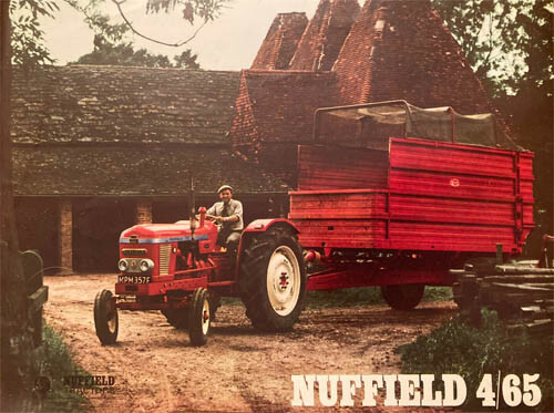 Vintage nuffield tractor - vintage, 4/65