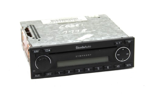 Car radio genuine skodaauto - car,
