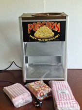 Retro Popcorn, Nacho Chips or Peanuts warmer - Deluxe