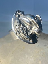 Rabbit ring size 5.25 animal