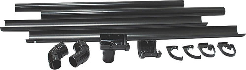 Floplast half shed - floplast, (black)
