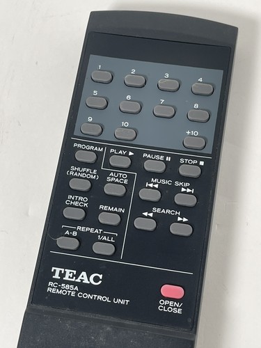 Teac 585a remote control - teac, rc-585a