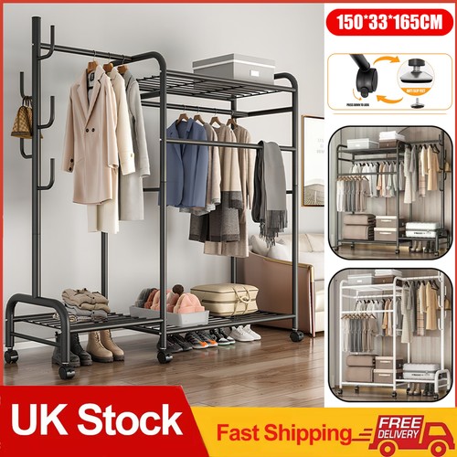 Double clothes rail - double, rack