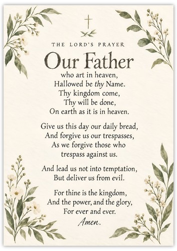 The lord prayer christian - the,