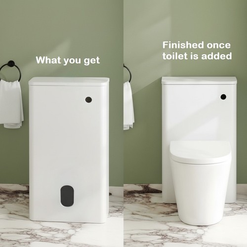 Toilet unit back - to, wall