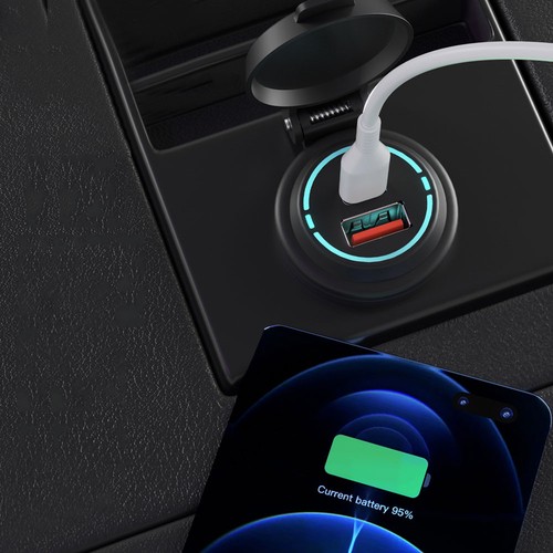 Car phone charger cigarette - car,