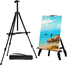 Portable Artist Tripod Painting Easel Artist Field Studio Display Telescopic 