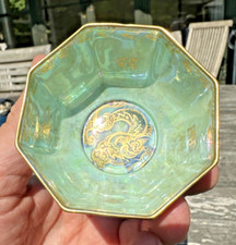 1920's Wedgwood Fairyland Lustre Celestial Dragons Bowl Daisy Makeig-Jones Fish