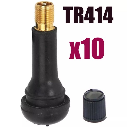 10x tr414 tubeless tyre valves - tubeless,