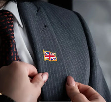 Union Jack : UK BRITAIN Flag Lapel Pin Badge, Free postage.