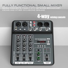 Audio Mixer 48V Phantom Power