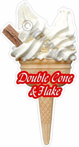 Soft ice cream double - double, &