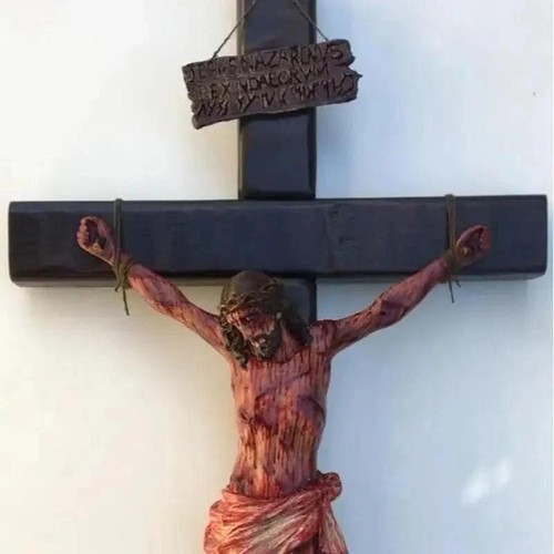 Jesus cross statue resin - jesus,
