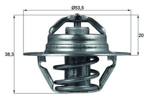 Thermostat coolant mahle tx - coolant,
