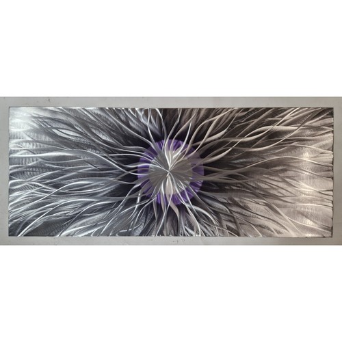 Modern abstract metal wall