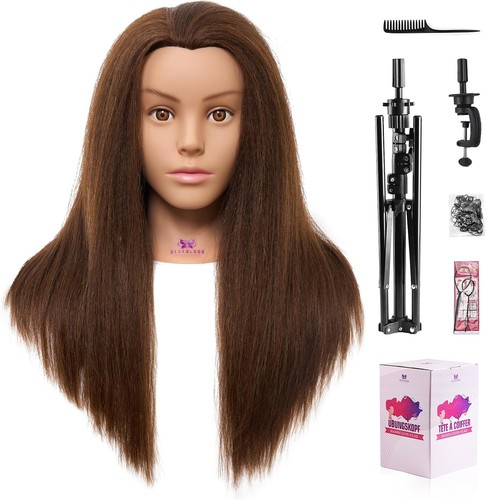 Mannequin head with - 100%, real