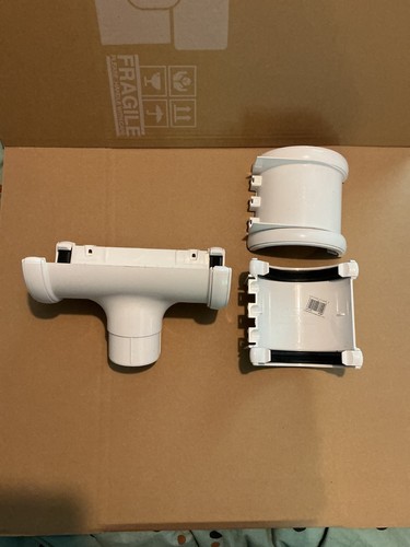 Floplast 112mm white half - floplast,