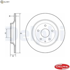 2x BRAKE DISC BG4567C FOR