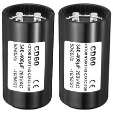 2Pcs 340-408uF/Mfd 250VAC