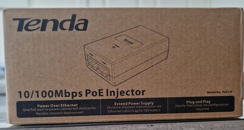 Tenda poe15f 100mbps power - tenda,