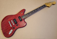 Fender Modern Player Jaguar Electric Guitar Transparent Red Soapbar P90