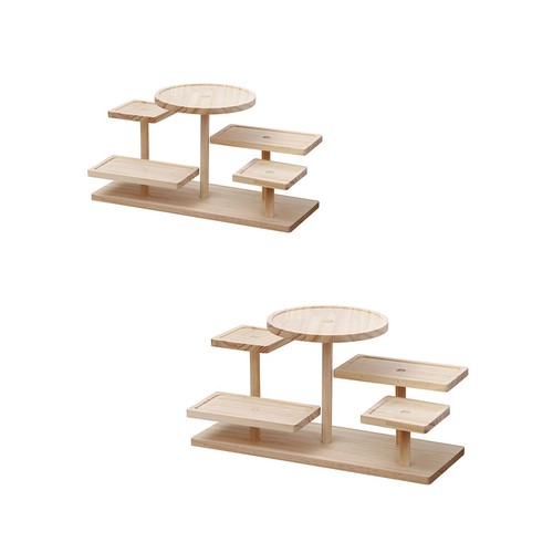 Wood cake stand cupcake - wood,