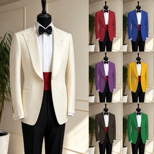Formal men coat peak - coat, lapel