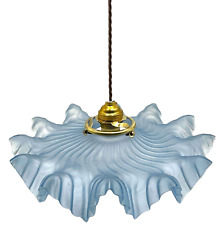 Vintage French Blue Frosted