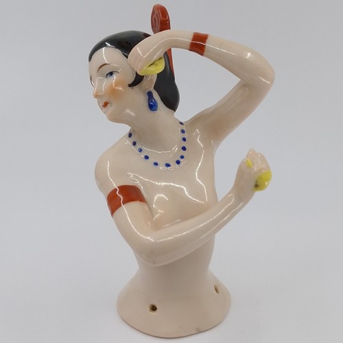 Vintage german porcelain half - porcelain,