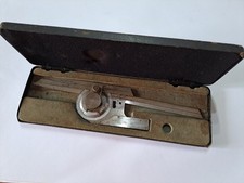 Moore and Wright No 995 12" bevel vernier protractor set