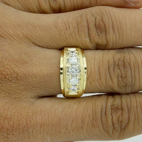 1ct round cut diamond men - 1ct,
