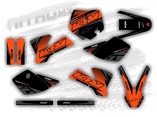 Graphics kit fits ktm 50 - graphics,