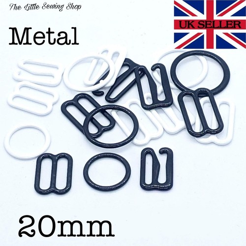 20mm metal bra strap - 20mm,