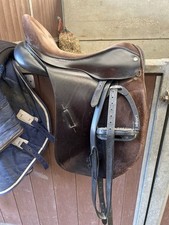 17’5 Inch Brown Leather Albion Dressage Saddle