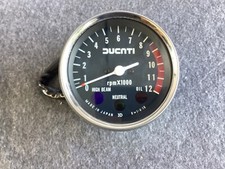 Ducati tachometer 082337030 for GTV 350-500 GTV 1976 NOS original