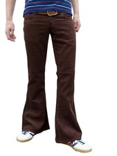 Mens Brown Corduroy FLARES