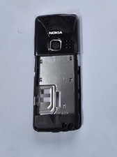 New Genuine Original Nokia 6300 Rear Black Chassis Back Housing Fascia Cover