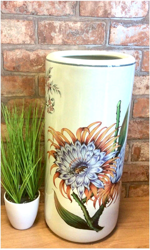 Sunflower floral ceramic - floral,