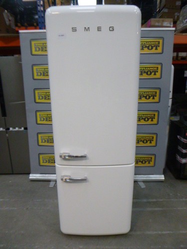 Smeg fridge freezer white - fridge,